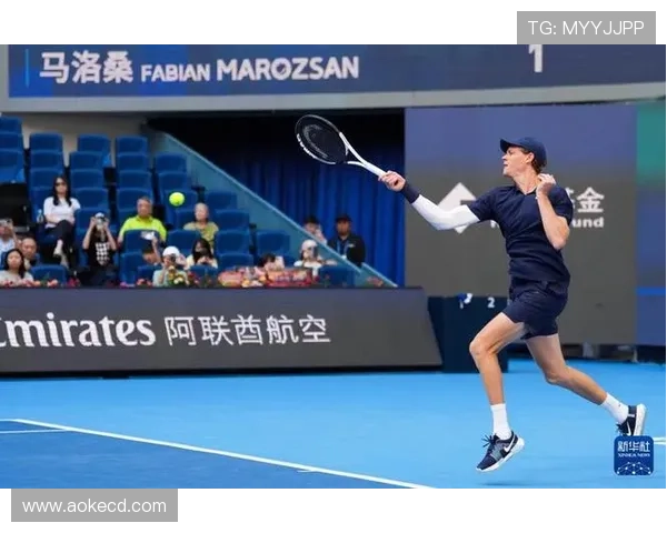 辛纳以2比0战胜马洛桑成功晋级中国网球公开赛男单四强